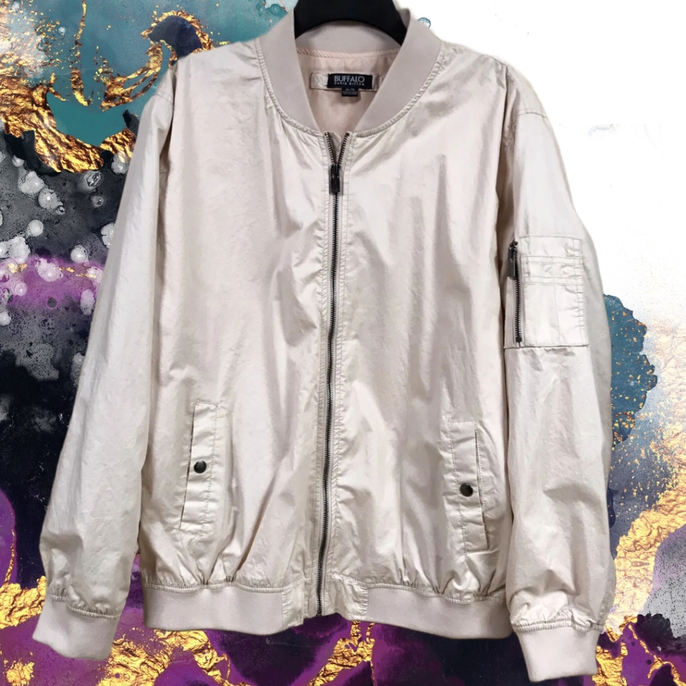 NWT BUFFALO lightweight pink bomber jacket